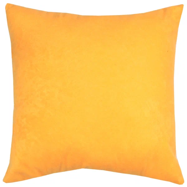 Подушка декоративная MATEX VELOURS абрикосовый без наволочки, 35х35 см, ткань велюр